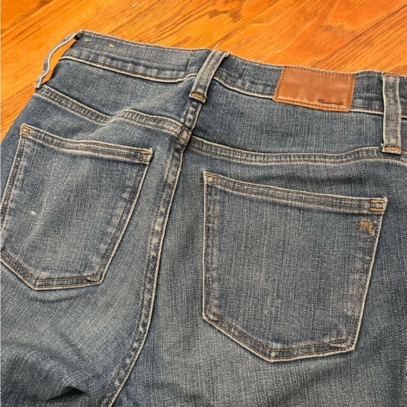 Madewell Slim Straight Jeans Blue Distressed Button-Front Edition size 25 - Picture 11 of 16